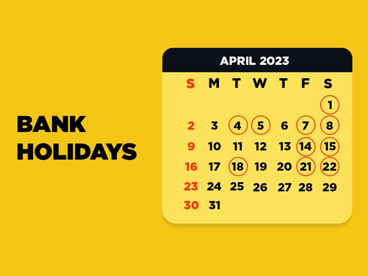 Bank holidays in April 2023: Banks Will Be Closed For 15 Days In April, Check Full State-Wise Bank Holiday List